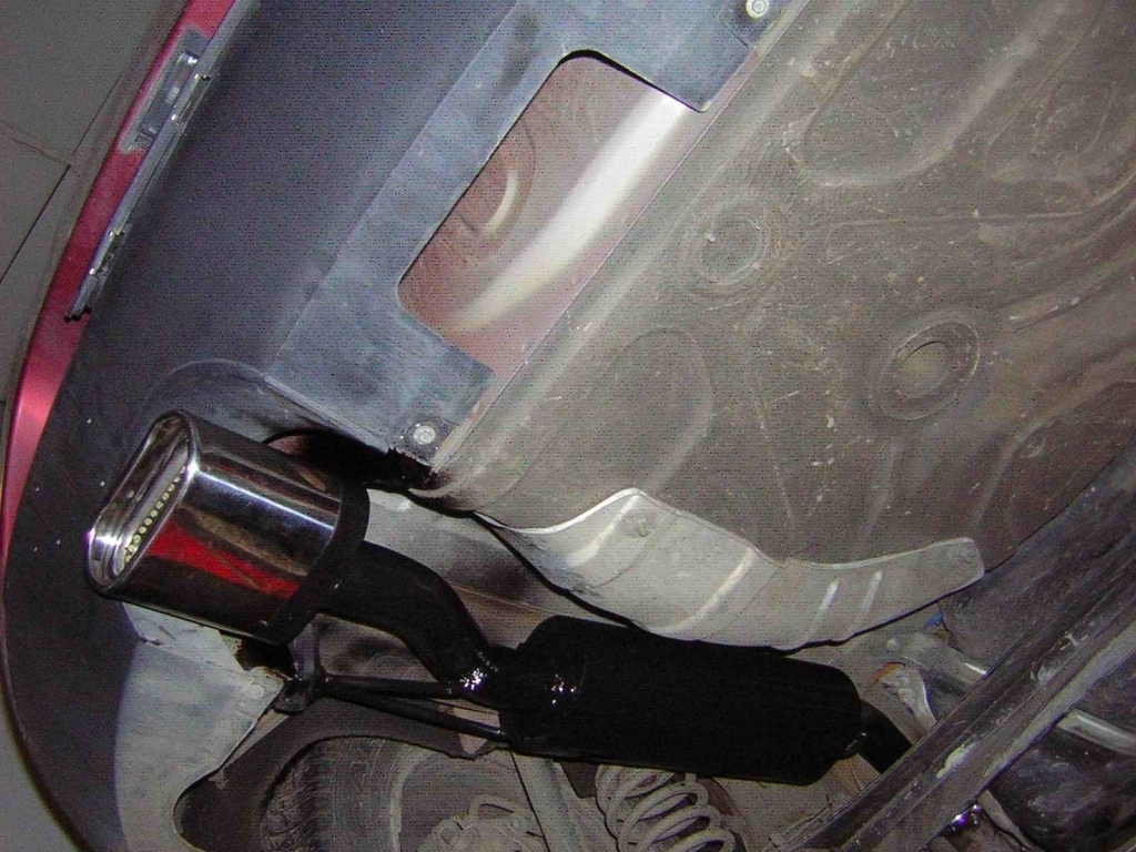 Fiat Bravo 1.4 turbo sportkipufogó hátsódob rozsdamentes ovál véggel