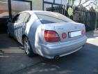 Lexus GS 300 SOR 6 utángyártott hátsó kipufogó dobok rozsdamentes ellipszis polírozott végekkel