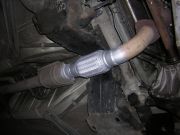 MG ZT T CDTi turbo diesel flexibilis kipufogócső csere
