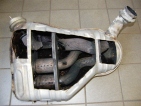 Peugeot 607 3.0 V6 gyári szeleppel szerelt hátsó kipufogódob belső szerkezete