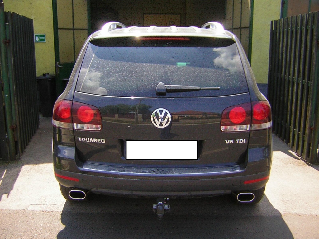 Volkswagen Touareg kipufogó optikai tuning