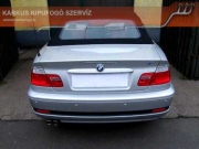 BMW E46 320i dupla csöves hátsó sportkipufogó, szolíd hangzással
