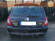 Renault Clio II RS utángyártott dupla hátsó kipufogódob hangzás